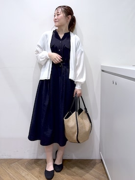 「オフィスカジュアル」｜Junさん（レディース・156cm）の夏コーディネート