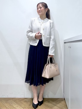 「index（インデックス）のアイテム（バッグ）」を使った、Junさん（レディース・156cm）の冬コーディネート