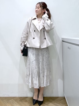 Junさん（レディース・156cm）の春コーディネート