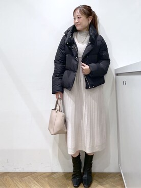 Junさん（レディース・156cm）の冬コーディネート