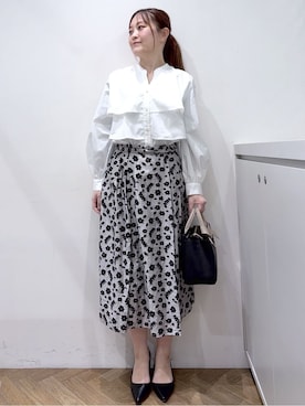 「index（インデックス）のアイテム（バッグ）」を使った、Junさん（レディース・156cm）の春コーディネート