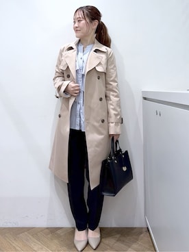 「index（インデックス）のアイテム（バッグ）」を使った、Junさん（レディース・156cm）の春コーディネート