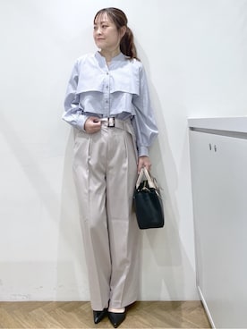 「index（インデックス）のアイテム（バッグ）」を使った、Junさん（レディース・156cm）の春コーディネート