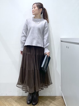 Junさん(レディース・156cm)の冬コーディネート