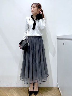 「index（インデックス）のアイテム（バッグ）」を使った、Junさん（レディース・156cm）の春コーディネート