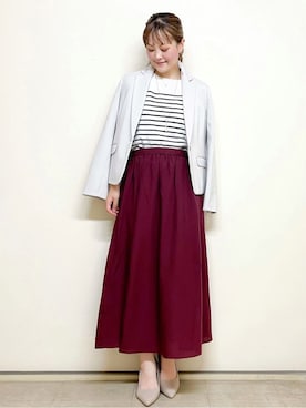 Junさん(レディース・156cm)の夏コーディネート