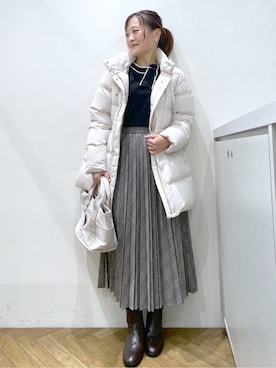 Junさん(レディース・156cm)の冬コーディネート