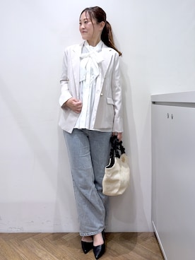 「index（インデックス）のアイテム（バッグ）」を使った、Junさん（レディース・156cm）の春コーディネート