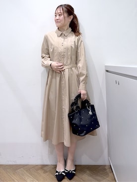 「index（インデックス）のアイテム（バッグ）」を使った、Junさん（レディース・156cm）の春コーディネート