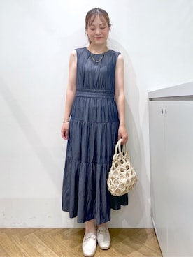 Junさん(レディース・156cm)の夏コーディネート