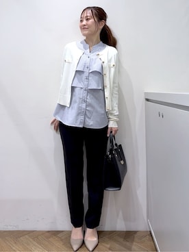 「index（インデックス）のアイテム（バッグ）」を使った、Junさん（レディース・156cm）の春コーディネート