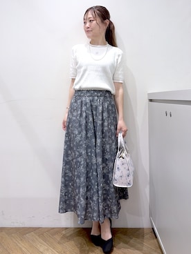 「Sunauna（スーナウーナ）のアイテム」を使った、Junさん（レディース・156cm）の春コーディネート