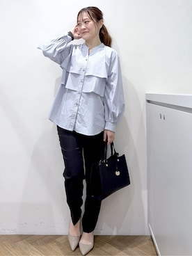 「index（インデックス）のアイテム（バッグ）」を使った、Junさん（レディース・156cm）の春コーディネート