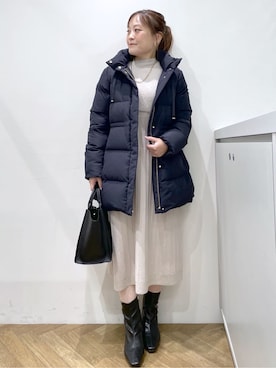 Junさん（レディース・156cm）の冬コーディネート