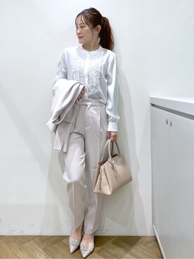 「index（インデックス）のアイテム（バッグ）」を使った、Junさん（レディース・156cm）の春コーディネート