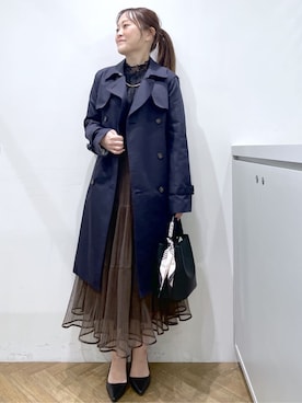 「index（インデックス）のアイテム（バッグ）」を使った、Junさん（レディース・156cm）の春コーディネート