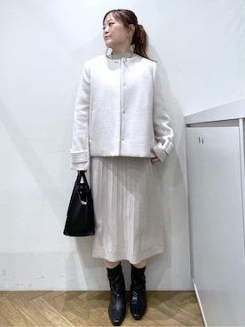 Junさん（レディース・156cm）の冬コーディネート