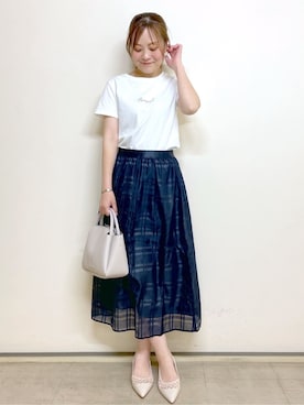 Junさん(レディース・156cm)の夏コーディネート