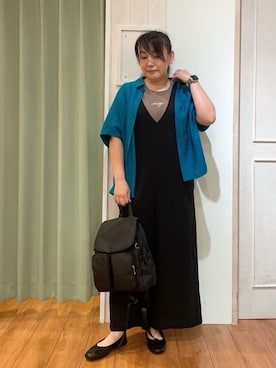 「PEANUTS（ピーナッツ）のアイテム」を使った、ke-yさん（レディース・160cm）の夏コーディネート