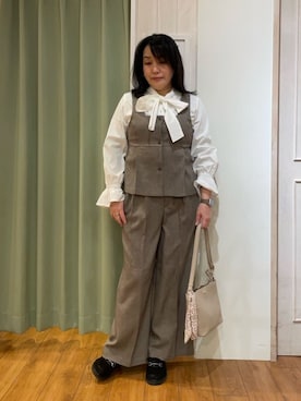 ke-yさん（レディース・160cm）の春コーディネート
