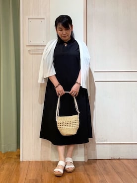 「DRESKIP（ドレスキップ）のアイテム」を使った、ke-yさん（レディース・160cm）の夏コーディネート