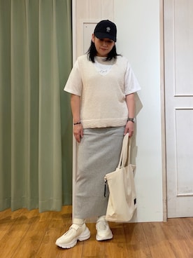 ke-yさん（レディース・160cm）の春コーディネート