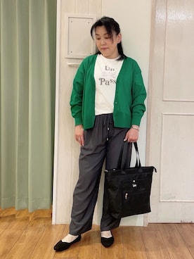 「Lee（リー）のアイテム（バッグ）」を使った、ke-yさん（レディース・160cm）の春コーディネート