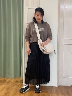 ke-yさん（レディース・160cm・50代）の春コーディネート