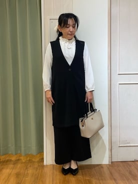 ke-yさん（レディース・160cm）の冬コーディネート