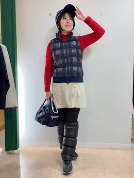 いっちゃんさん(レディース・155cm)の冬コーディネート