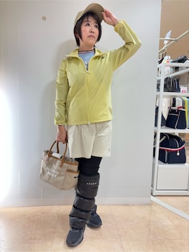 「adabat（アダバット）のアイテム」を使った、いっちゃんさん（レディース・155cm）の冬コーディネート