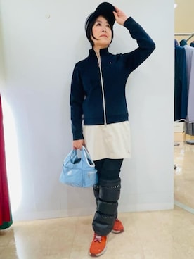 「adabat（アダバット）のアイテム」を使った、いっちゃんさん（レディース・155cm）の冬コーディネート