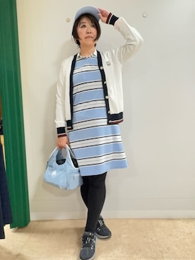 「adabat（アダバット）のアイテム」を使った、いっちゃんさん（レディース・155cm）の春コーディネート