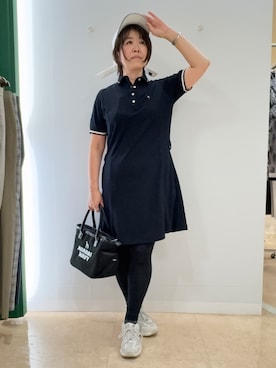 「adabat（アダバット）のアイテム」を使った、いっちゃんさん（レディース・155cm）の夏コーディネート