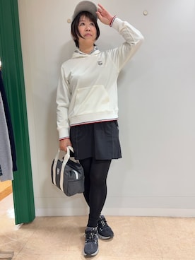 「adabat（アダバット）のアイテム」を使った、いっちゃんさん（レディース・155cm）の春コーディネート