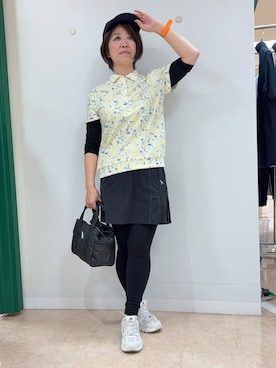 「adabat（アダバット）のアイテム」を使った、いっちゃんさん（レディース・155cm）の春コーディネート