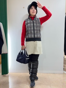 いっちゃんさん(レディース・155cm)の冬コーディネート