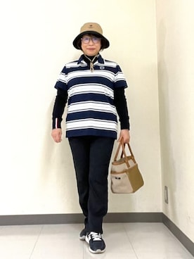 「adabat（アダバット）のアイテム」を使った、Yさん（レディース・149cm）の春コーディネート