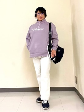 「adabat（アダバット）のアイテム」を使った、Yさん（レディース・149cm）の冬コーディネート