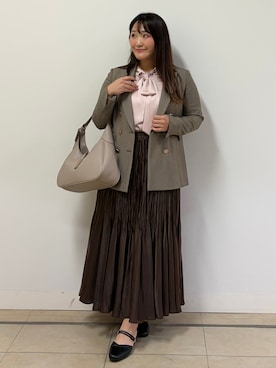 はなさん（レディース・160cm）の秋コーディネート