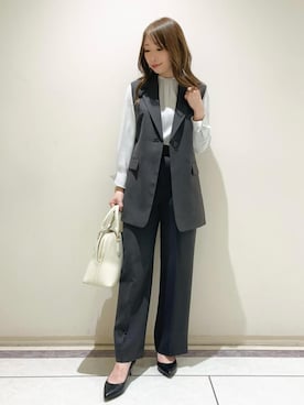 「UNTITLED（アンタイトル）のアイテム（パンプス）」を使った、sattoさん（レディース・152cm）の春コーディネート