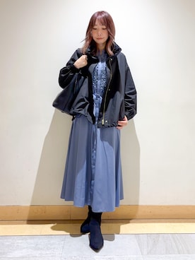 「UNTITLED（アンタイトル）のアイテム」を使った、sattoさん（レディース・152cm）の秋コーディネート