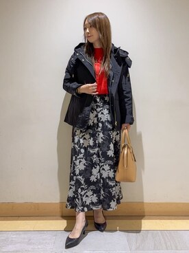 「UNTITLED（アンタイトル）の【キルトライナー付／アウトドア】3WAYマウンテンパーカー（ブルゾン、ブラック系）」を使った、sattoさん（レディース・152cm）の秋コーディネート