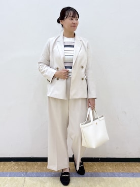 「index（インデックス）のアイテム（ジャケット/アウター）」を使った、akariさん（レディース・164cm）の春コーディネート