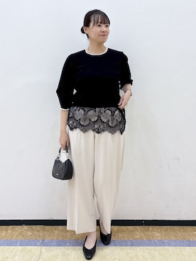 「index（インデックス）のアイテム（トップス）」を使った、akariさん（レディース・164cm）の春コーディネート