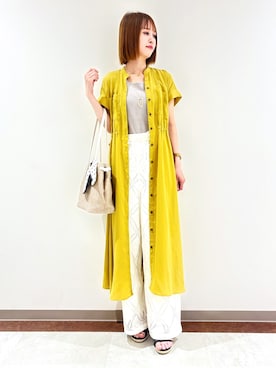 「grove（グローブ）のアイテム」を使った、miさん（レディース・162cm）の夏コーディネート