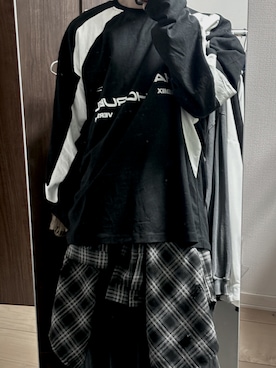 「KUUUPY（クーピー）のアイテム」を使った、memedayo__23さん（メンズ・171cm）の春コーディネート