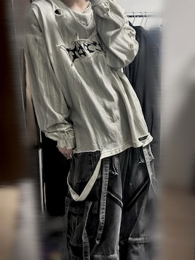 「ERAR（エラー）のアイテム」を使った、memedayo__23さん（メンズ・171cm）の春コーディネート