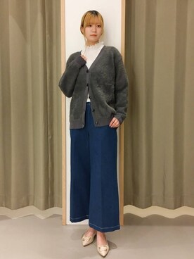 「THE SHOP TK （ザ ショップ ティーケー ）のアイテム（パンプス）」を使った、ミリさん（レディース・170cm）の冬コーディネート