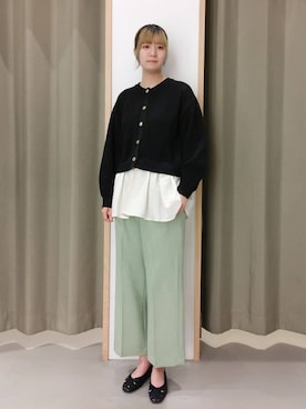 「THE SHOP TK （ザ ショップ ティーケー ）のアイテム（パンプス）」を使った、ミリさん（レディース・170cm）の春コーディネート